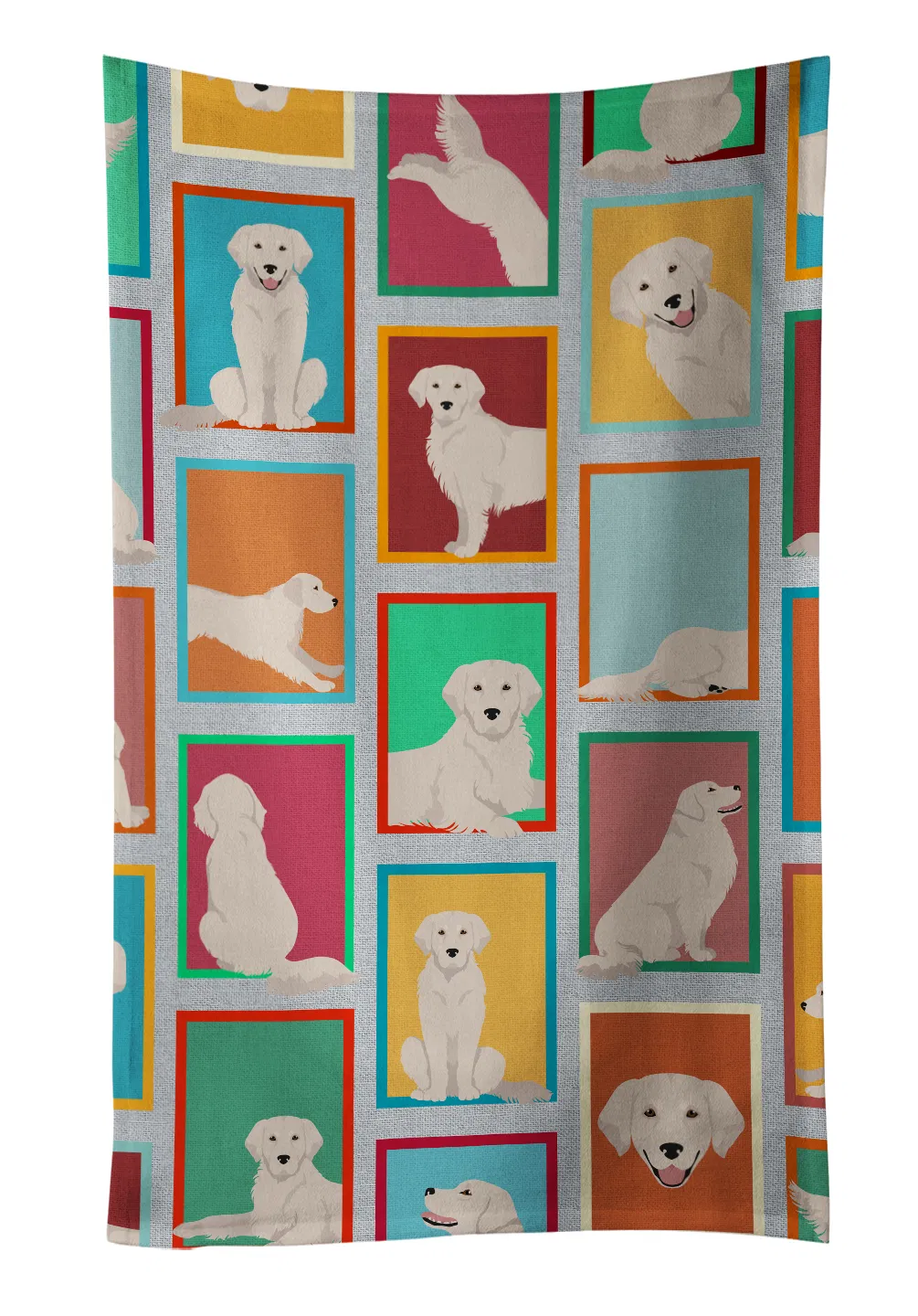 Lots of Cream Golden Retriever Kitchen Towel Dish Cloths Guest Hand Towel Decorative Bathroom Towel for Face,Tea, Dishcloth, Kitchen and Bath