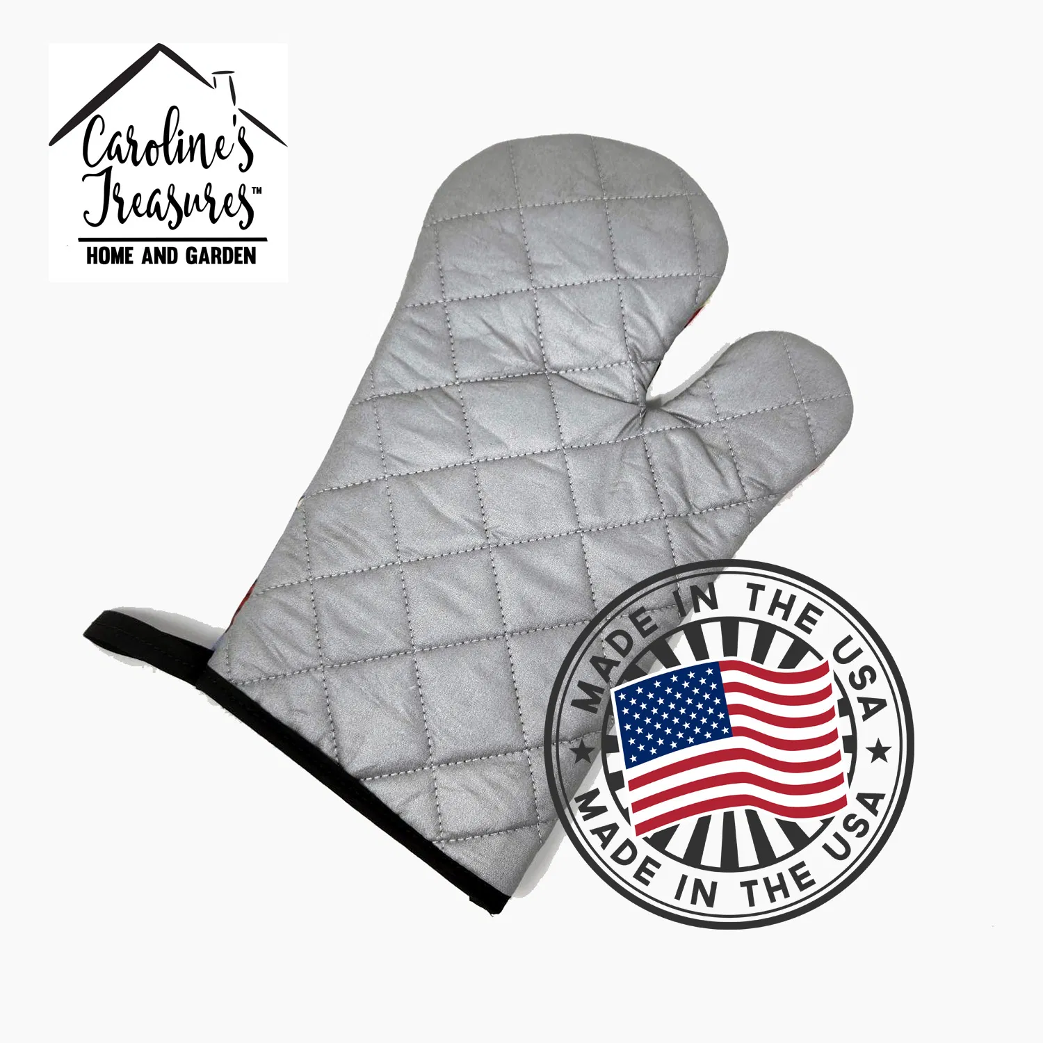 Lots of Tricolor Sheltie Oven Mitt Heat Resistant Thick Oven Mitt for Hot Pans and Oven, Kitchen Mitt Protect Hands, Cooking Baking Glove