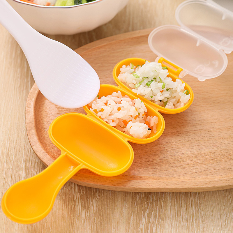 Rice Ball Mold, Shake Sushi Maker Mold, DIY Onigiri Making Tool For Kids, Food Grade Plastic Sushi Mold Kit
