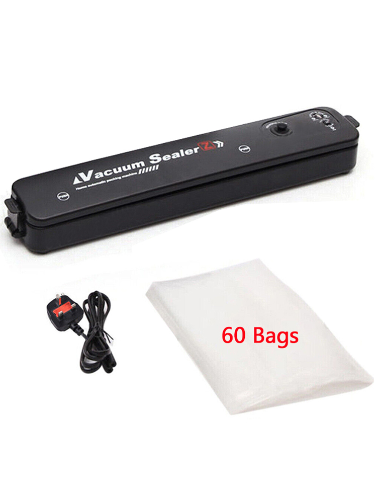 Automatic & Manual Vacuum Sealer For Dry And Wet Food Packaging With 60 Bags