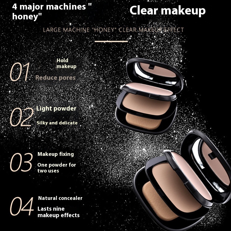 LaMeiLa Concealer Double Layer Powder Ivory White Natural Color