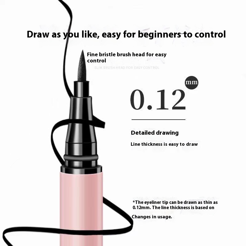Cat's Paw Eyeliner Waterproof And Sweat-proof Long Lasting Non Smudge Ultra-fine Fine Head
