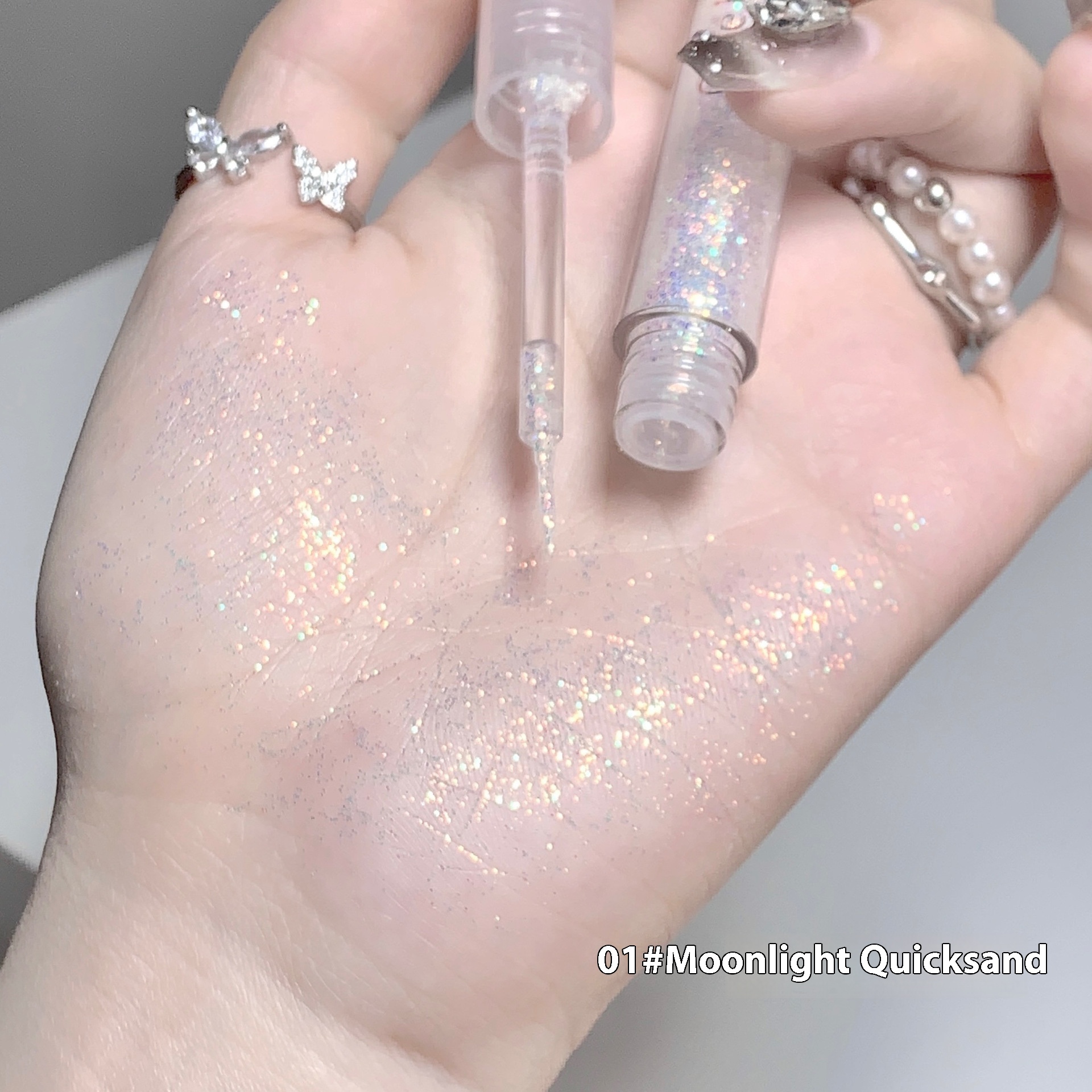 Gogo Bear Gem Tears Liquid Eye Shadow Waterproof Shimmering Powder Sequins