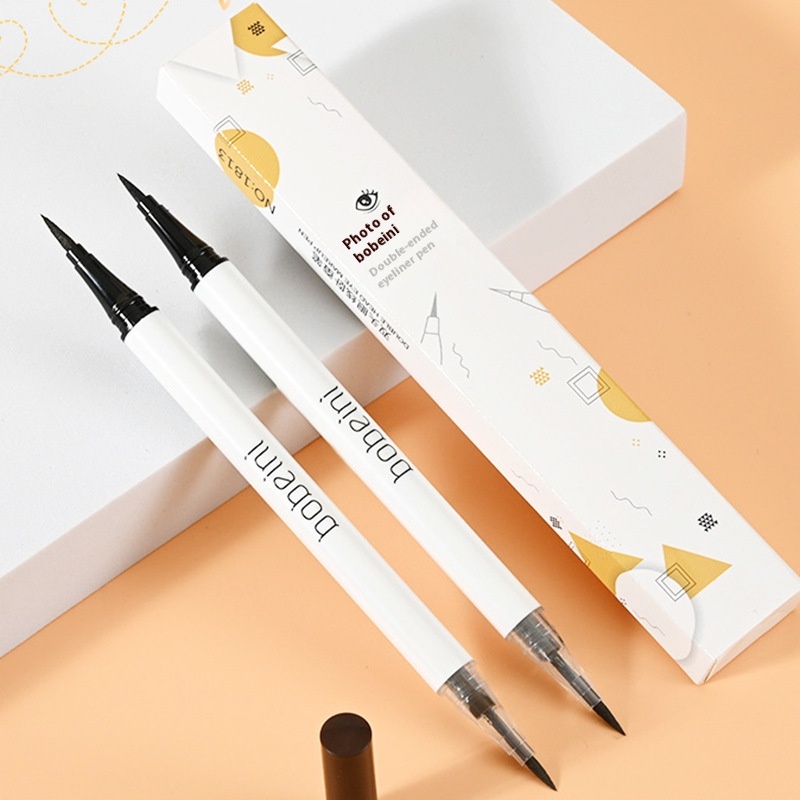 Dual Head Dual-use Liquid Eyeliner Eye Shadow Pen Not Easy To Smudge