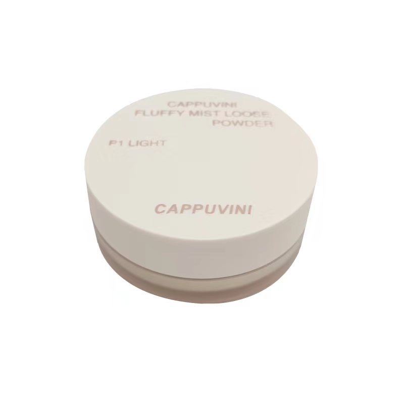 Women's Cappuvini Velvet Mist Exquisite Non-stick Matte Finish Clear Makeup Finish Face Powder