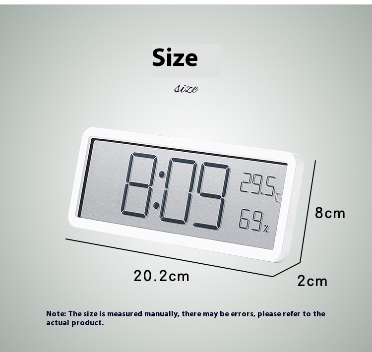 Simple Large Screen Temperature And Humidity Clock