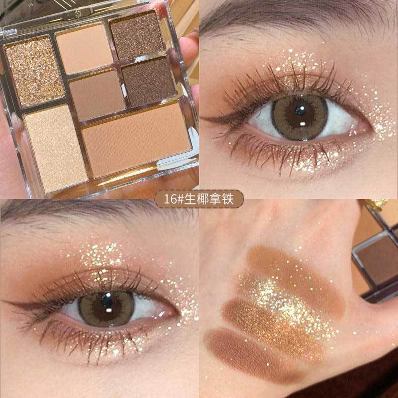 Seven-color Eye Shadow Plate Jigsaw Puzzle Earth Color
