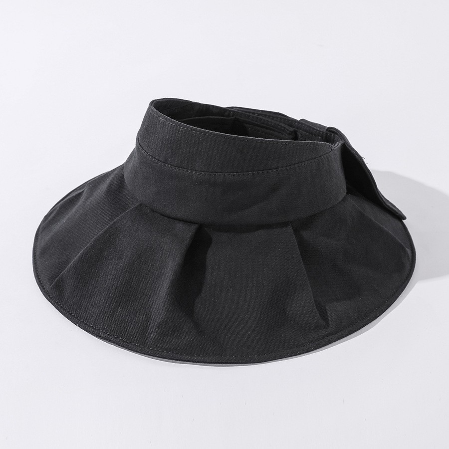 Color Matching Ice Silk Headband Topless Hat Sun Protection Hat
