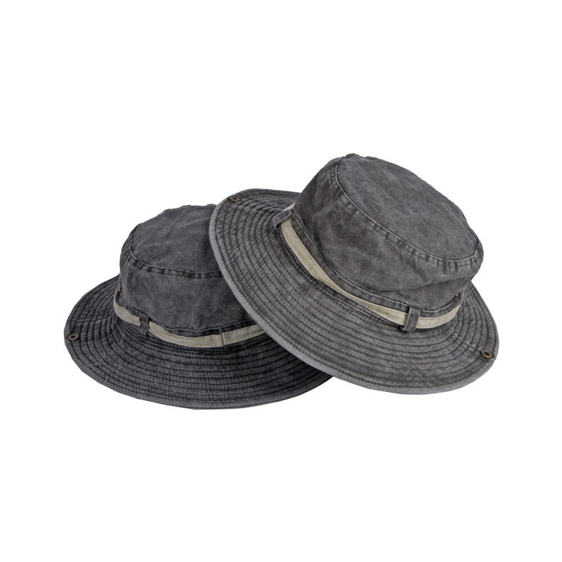 Universal Washed Cotton Sun-proof Sunshade Big Brim Climbing Hat