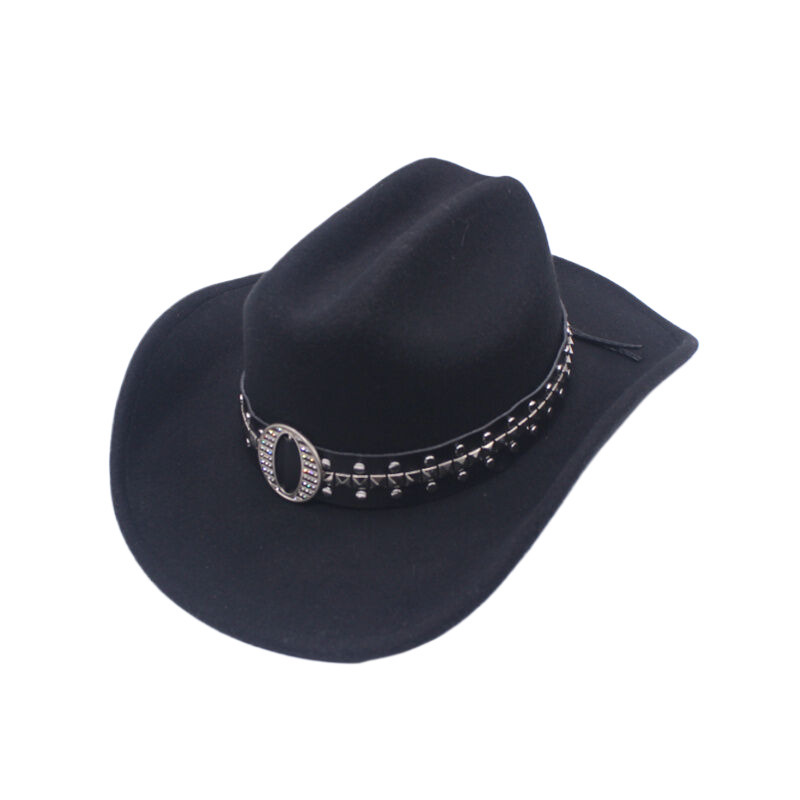 Casual Fashion Double-sided Color Matching Cap Cashmere Jazz Top Hat