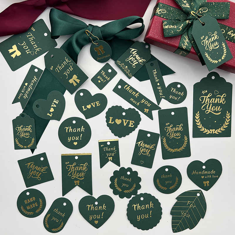 Cake Baking Party Gift Packaging Hang Card