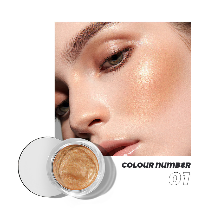 Pudaier10 Color Liquid Blush Dual-use Repair Natural Thin And Glittering Highlight