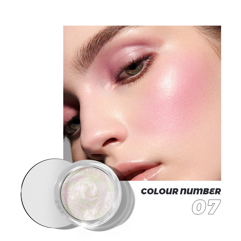 Pudaier10 Color Liquid Blush Dual-use Repair Natural Thin And Glittering Highlight