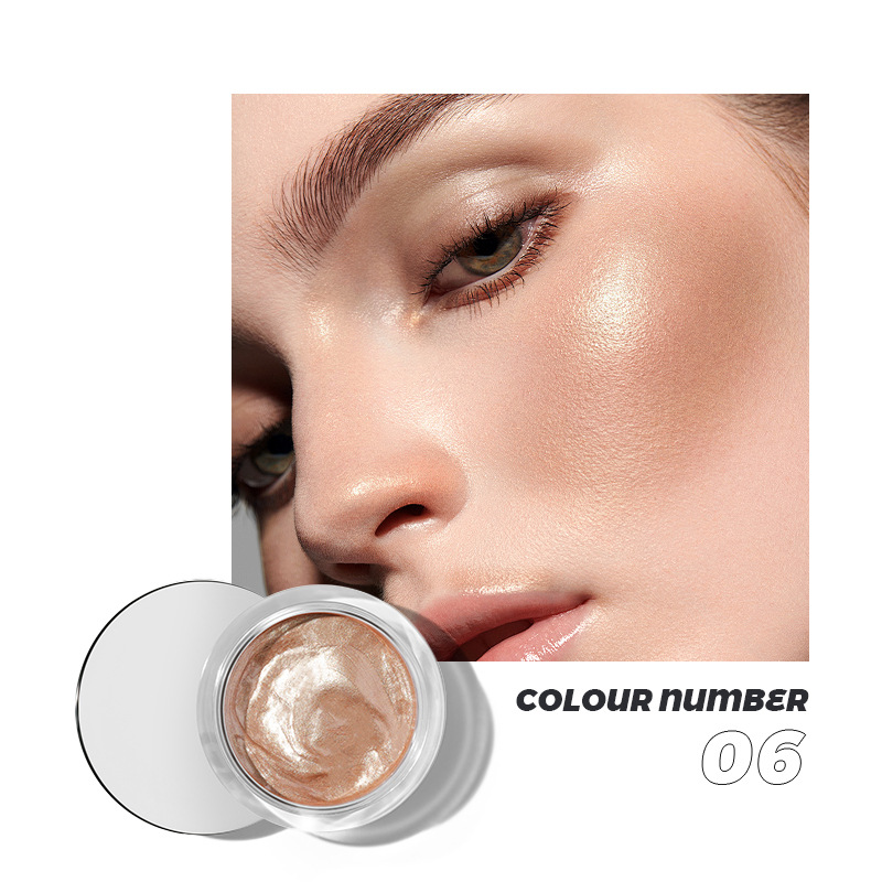 Pudaier10 Color Liquid Blush Dual-use Repair Natural Thin And Glittering Highlight