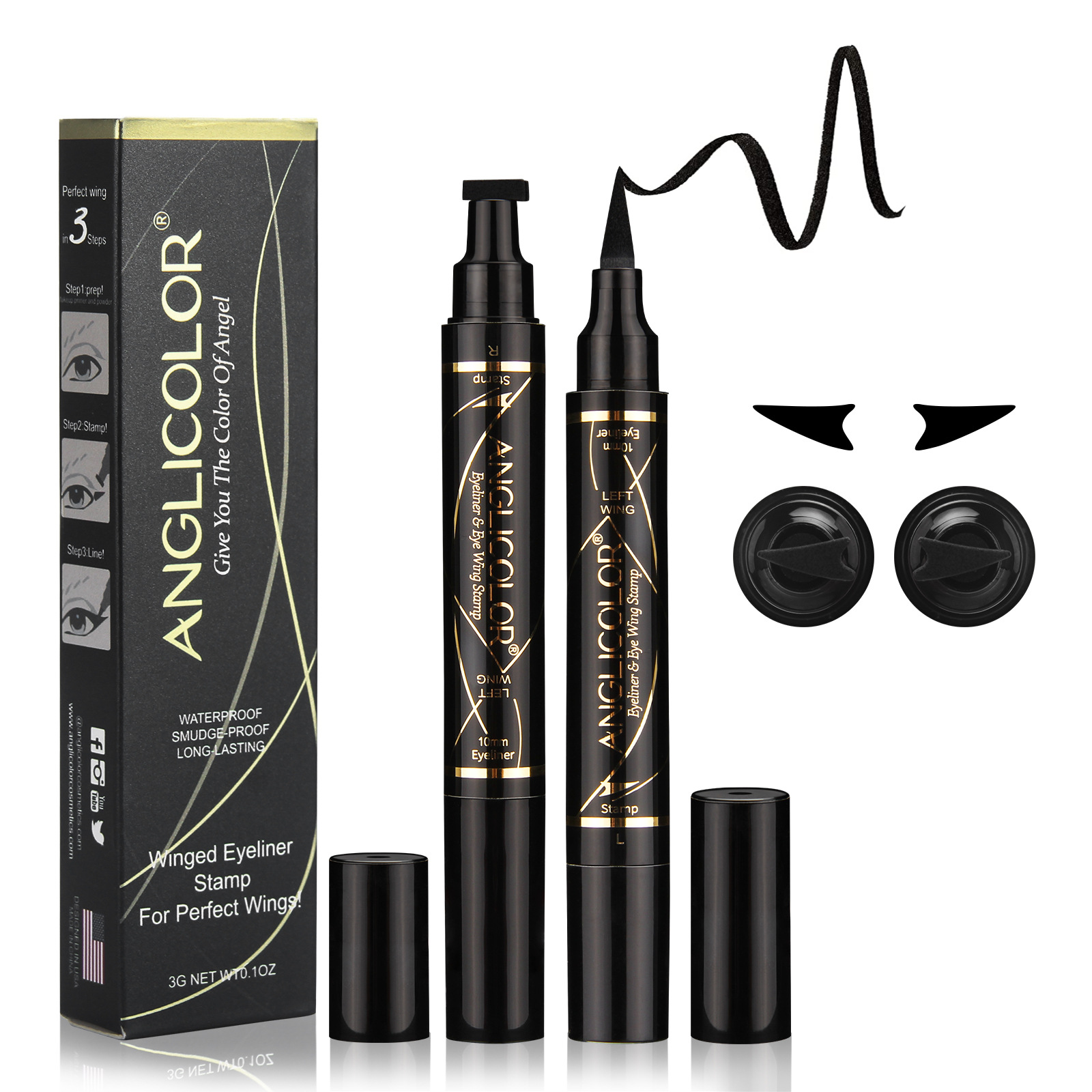 Makeup Double-headed Seal Eyeliner Waterproof And Sweat-proof
