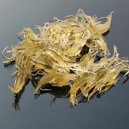 Luminous Fake Shrimp Luya With Hook Fishy Smell Soft Shrimp Hook Topmouth Culter Bait