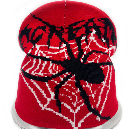Y2g Knitting Round Machine Cap Jacquard Spider Series No Brim