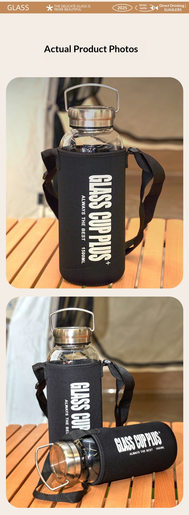 Outdoor Portable Sports Water Bottle