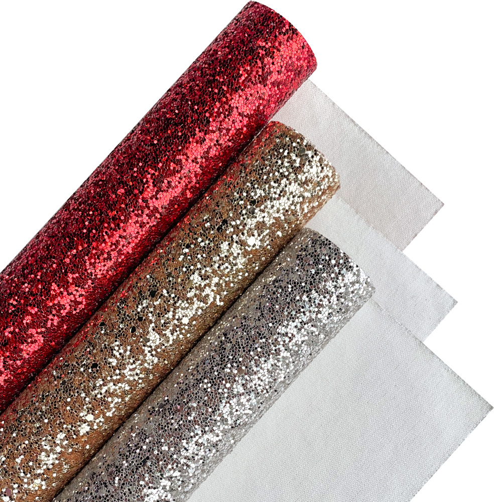 Coarse Onion-shaped Glitter Fabric For Luggage Shoes And Decorative Applications