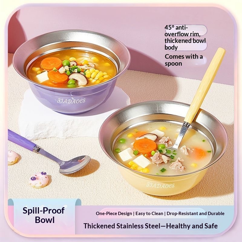Thickened, Drop-resistant Household Soup And Rice Bowls Multi-functional Food Bowls