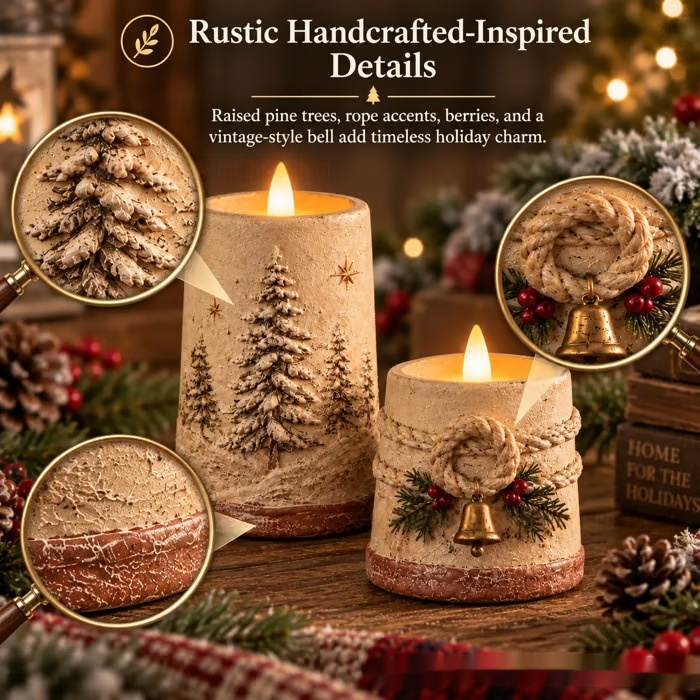 Vintage Candle Holder Resin Craft Ornament