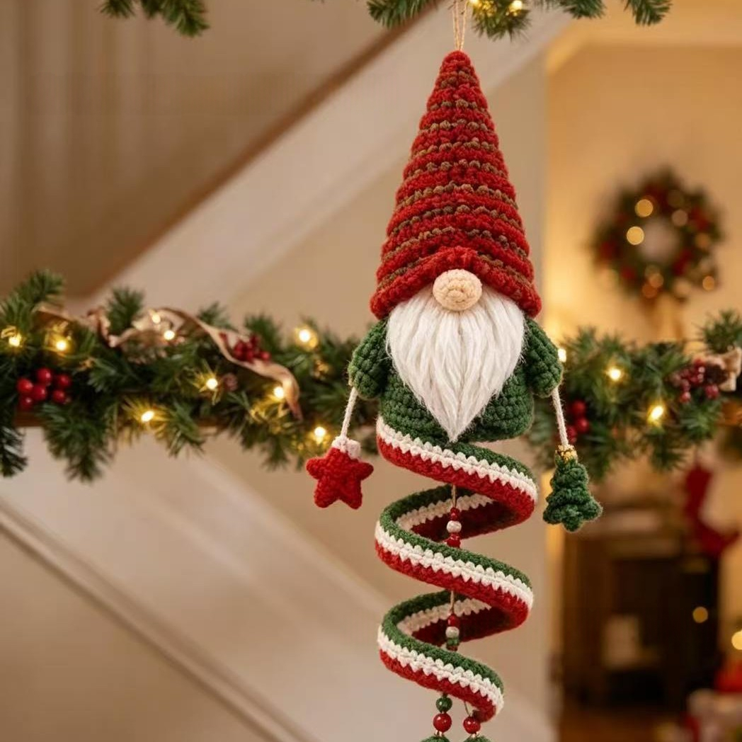 Crochet Snowman Spiral Oranment DIY Kit