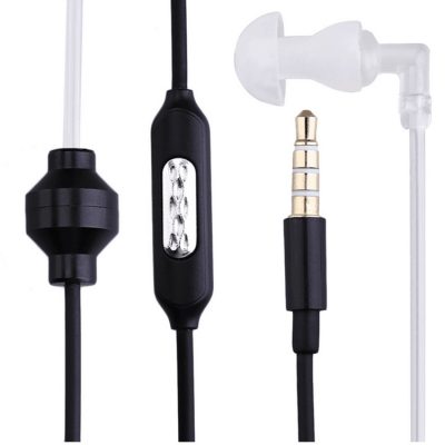 Single Side Anti Radiation Air Tube Headset With Microphone