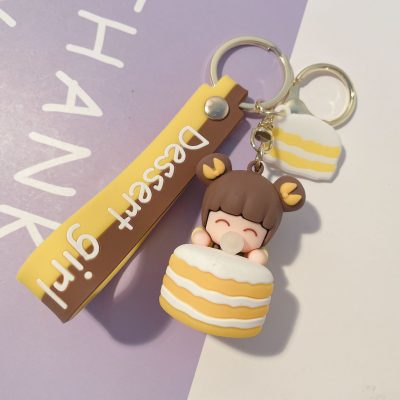 New Cute Bubble Girl Key Chain