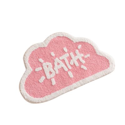 Modern Minimalist Bathroom Faux Cashmere Water-absorbent Non-slip Carpet