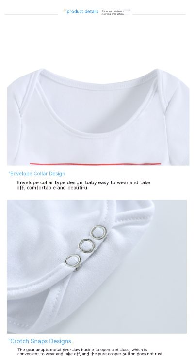 Baby Short Sleeve CUTE NOODLES Triangle Rompers