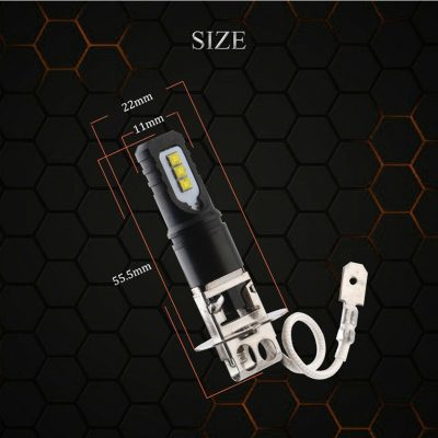 Car Bulb Fog Lamp Aluminum Alloy High Power Fog-proof Light