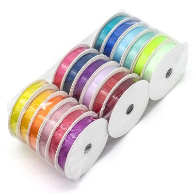 Multi Color Set Gift Packaging Ribbon