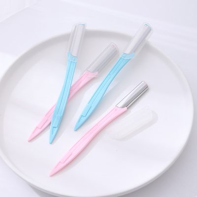 Long Handled Stainless Steel Blade Eyebrow Trimmer
