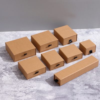 Jewelry Bracelet Jewelry Packaging Box Necklace Ring Earrings Drawer Storage Tray Custom Pull Gift Box
