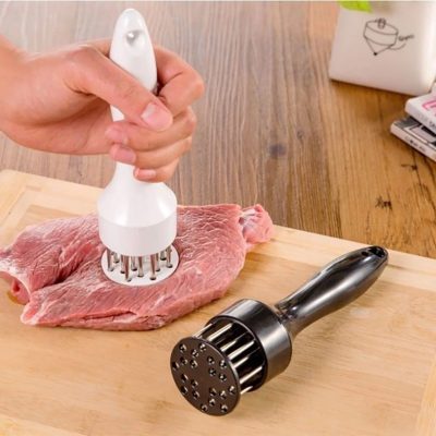 Meat Tenderizer Tool With 21 Ultra Sharp Stainless Steel Needle Dishwasher Safe