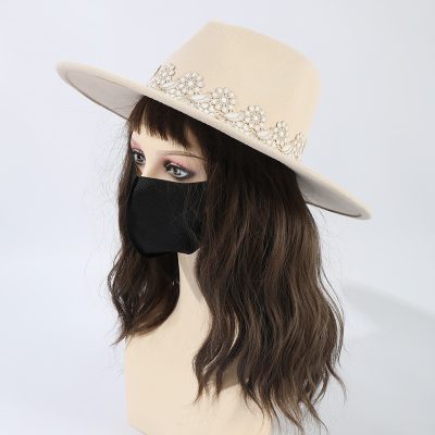 Broad-brimmed Hat Women's Fashion Lace Cowboy Hat
