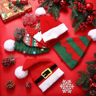 European And American Christmas Knitted Hat